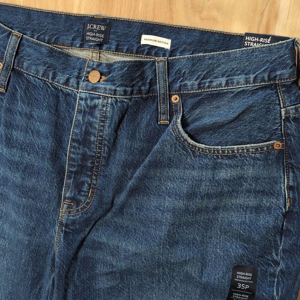 NEW J.Crew Factory Womens Premium Edition High Rise Straight 40X25"‎
